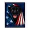 Stupell Industries Labrador & American Flag Canvas Wall Art
